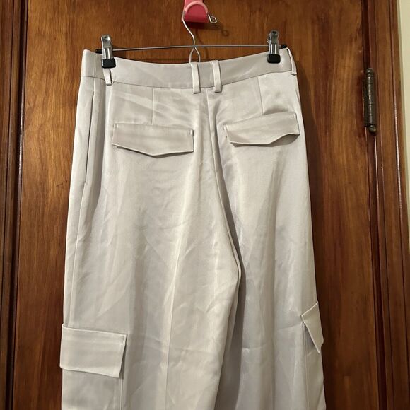 Aritzia Cream Wide Leg Pants - Picture 10 of 13